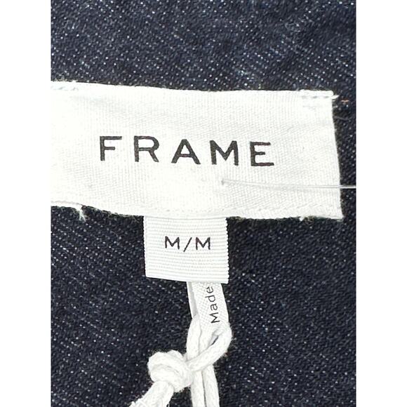 Frame Cashmere Denim Oversized Shirt Medium - Picture 10 of 11
